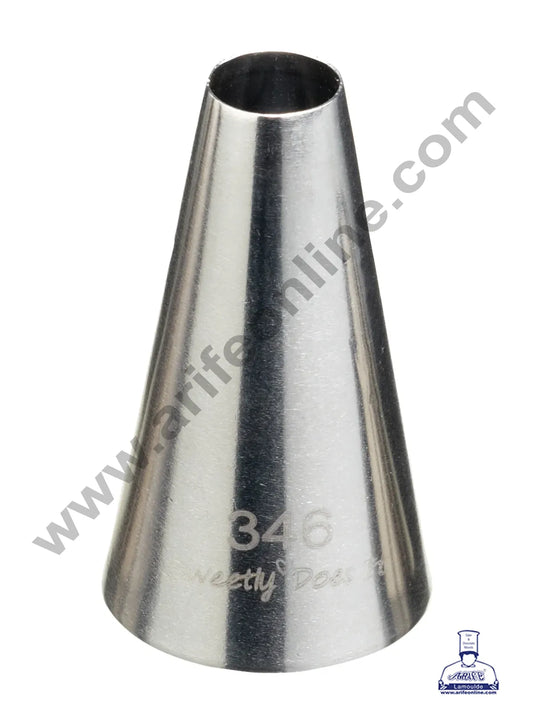MRF Icing Nozzle no 346 | Round Piping Nozzle for Cake & Cupcake Decoration (MOQ 50 PCS)