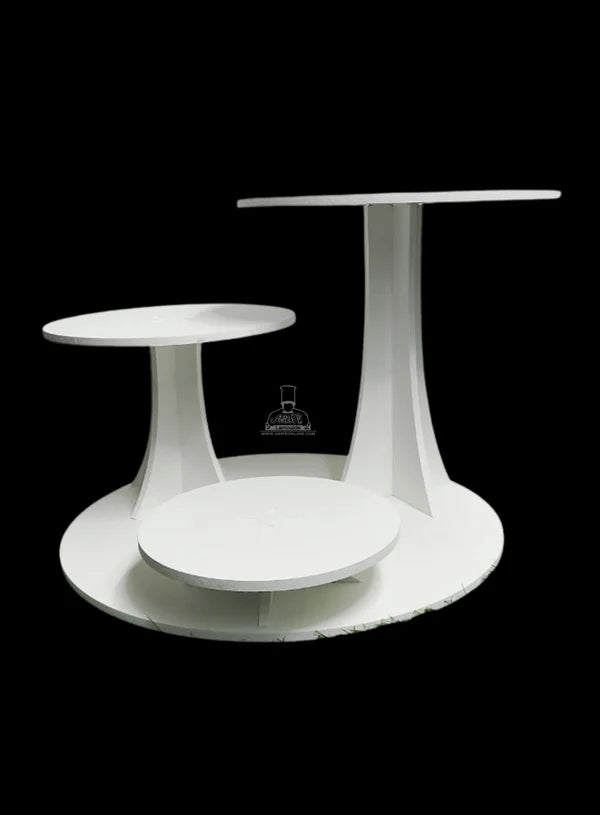 Three-Tier Spiral Cascade Stand Set | 1 Piece Pack (MOQ 12 PCS)