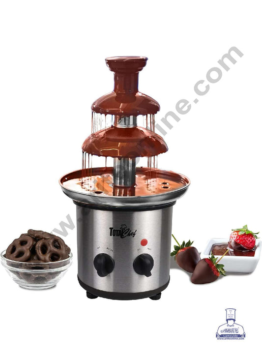 3 Tier Chocolate Fountain - Stainless Steel Machine - Fountain for Parties (MOQ 3 PCS) (RADD)
