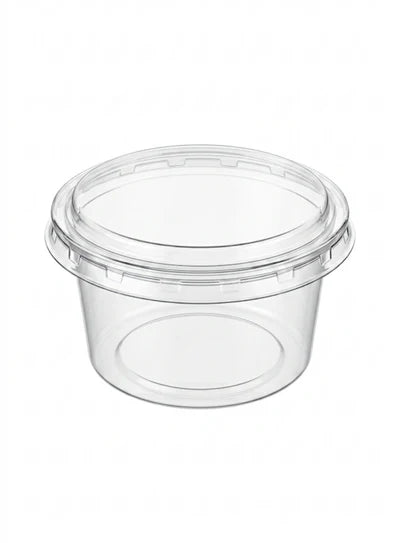 Clear Plastic Round Dessert Container With Lid Mini 3x2 Inch Leak Proof PET Mousse & Pudding Cups (SB-W583) (MOQ 100 PCS) (i.5)
