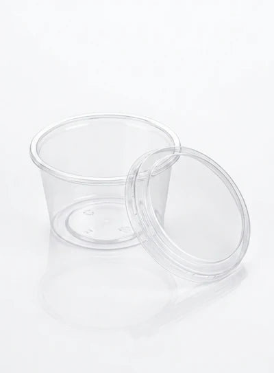 Clear Plastic Round Dessert Container With Lid Mini 3x2 Inch Leak Proof PET Mousse & Pudding Cups (SB-W583) (MOQ 100 PCS) (i.5)