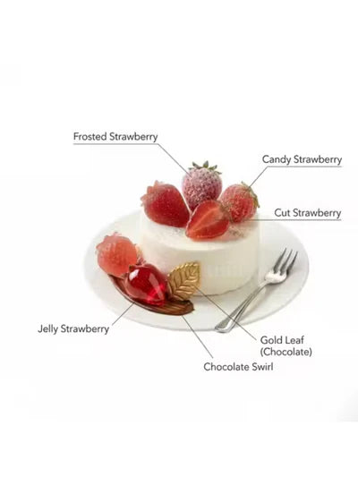 12-Cavity Strawberry Shape Silicone Mould – 3D Non-Stick Chocolate, Candy, Jelly & Fondant Making Mold for Baking & Dessert Decoration (SBSM-MB-5016)  (RME)