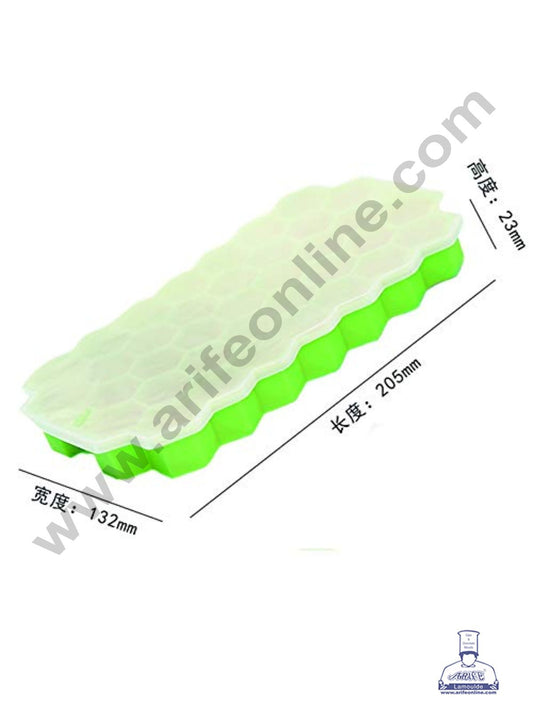37 Cavity Plastic Honeycomb Shape Ice Cube Tray  (MOQ 12 PCS)  (FD)