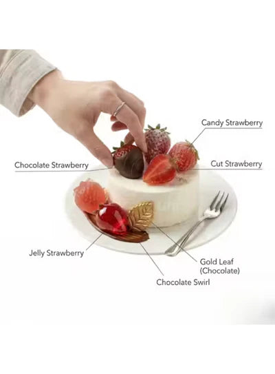 12-Cavity Strawberry Shape Silicone Mould – 3D Non-Stick Chocolate, Candy, Jelly & Fondant Making Mold for Baking & Dessert Decoration (SBSM-MB-5016)  (RME)