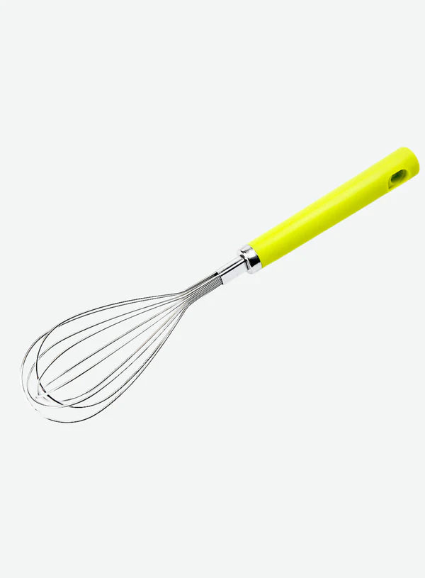 10 inch Stainless Steel Whisk | Plastic Hand Blender Egg Beater for Whisking & Baking (SBAC-16315-6)  (MOQ 12 PCS) (RE)