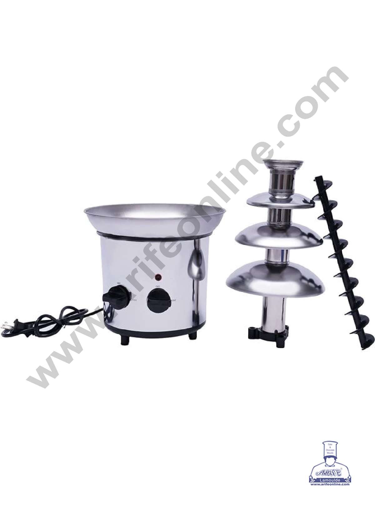 4 Tier Chocolate Fountain - Stainless Steel Machine - Fountain for Parties  (MOQ 3 PCS) (RIDD)
