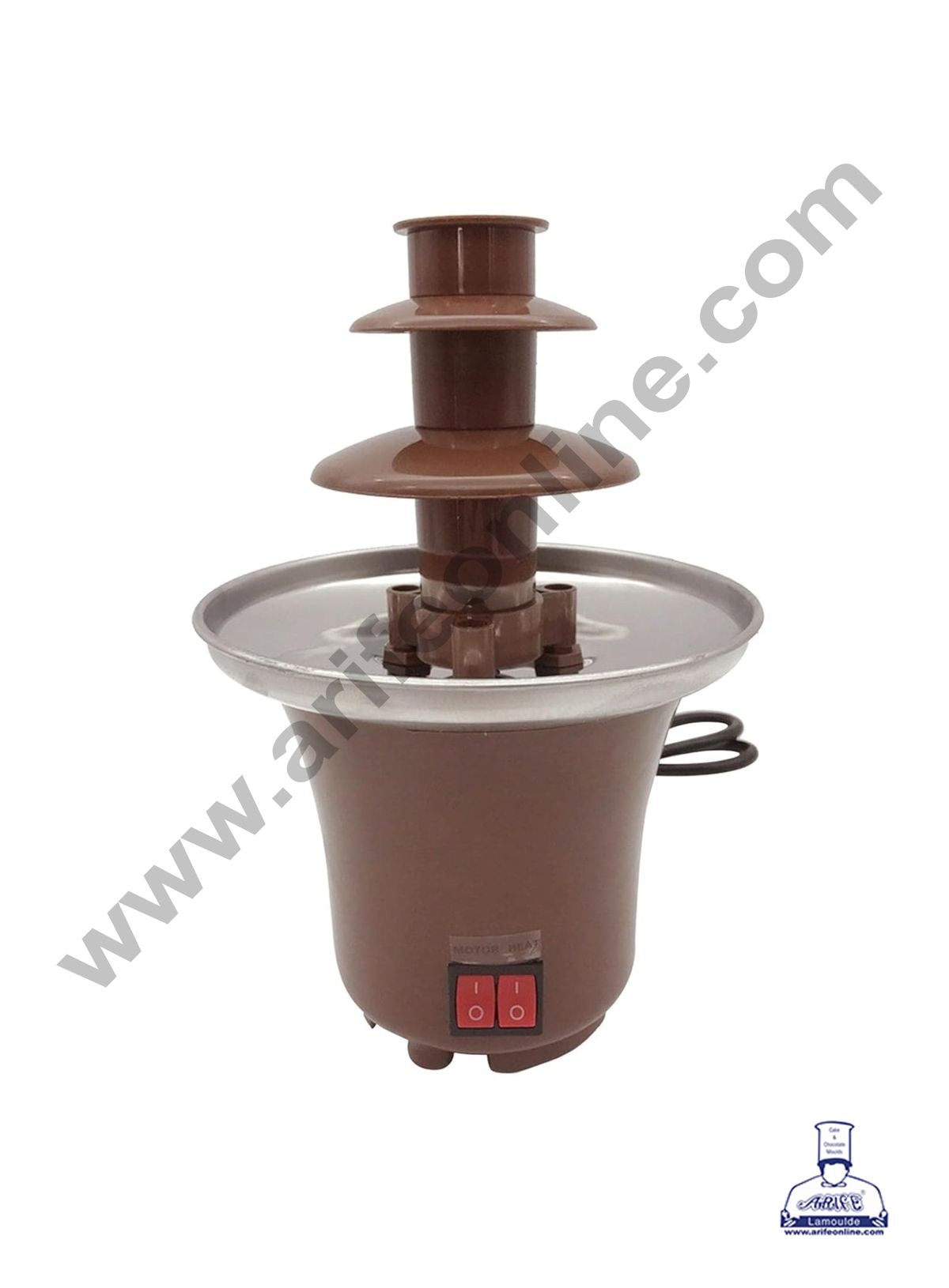 Mini 3 Tier Chocolate Fountain - Stainless Steel Machine - Fountain for Parties (MOQ 6 PCS)