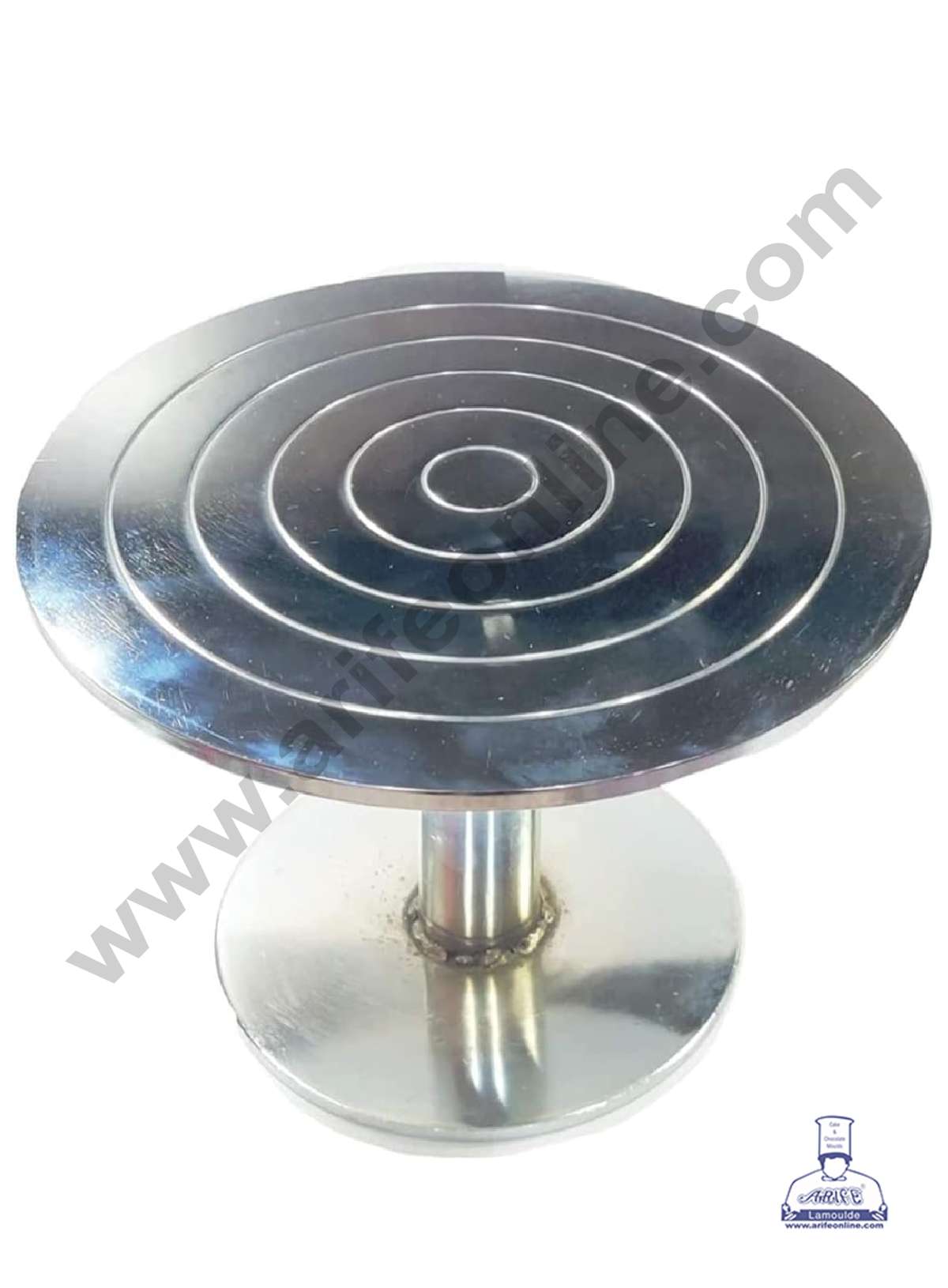 360° Rotating Stainless Steel Cake Turntable (12 Inch) - Heavy (UED)