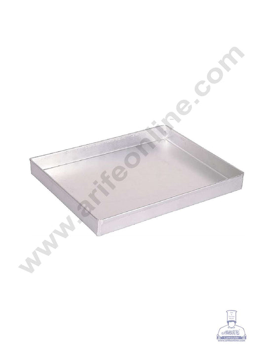 Aluminum Rectangle Cake Mould Baking Tray - (7 x 5 x 1 inches) (MOQ 12 PCS)