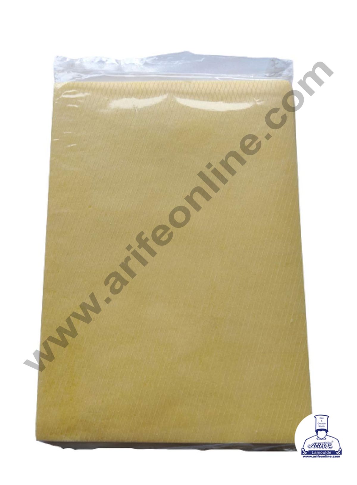 Cake Decor Edible Wafer Paper Sheet for Cake Decoration Size: A4 Sheet (10 Pcs Pack) Yellow