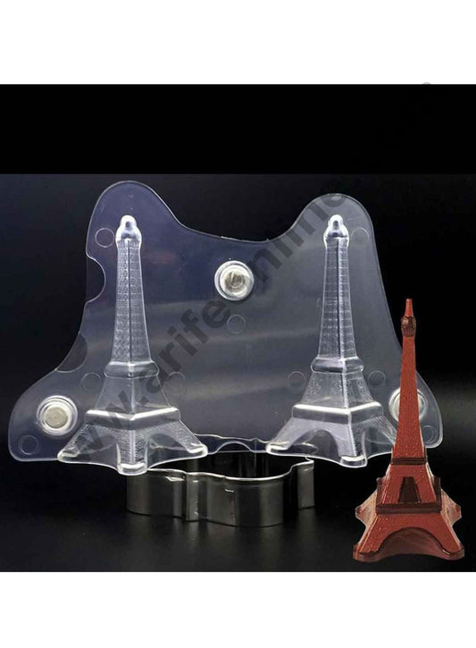 Cake Decor Polycarbonate 3D Eiffel Tower Chocolate Mold Cake Decorating Chocolate Mould Tools