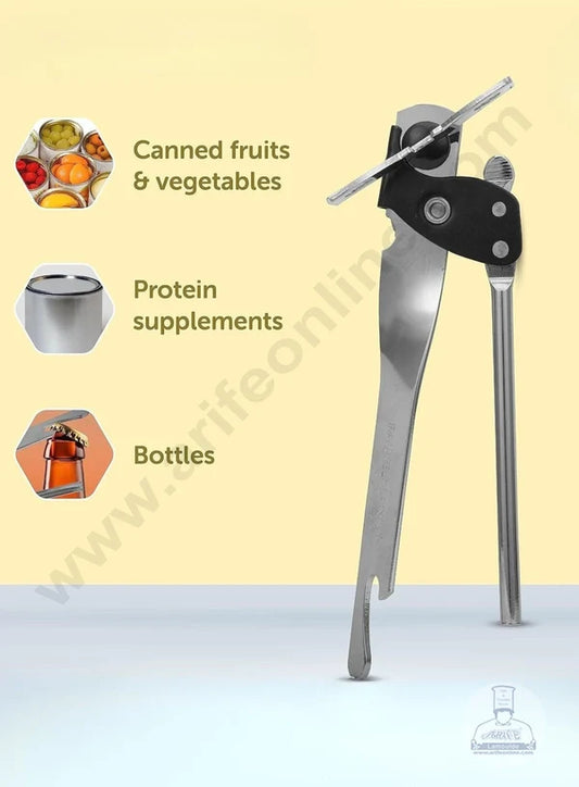 Stainless Steel Can Opener - (MOQ 12 PCS)