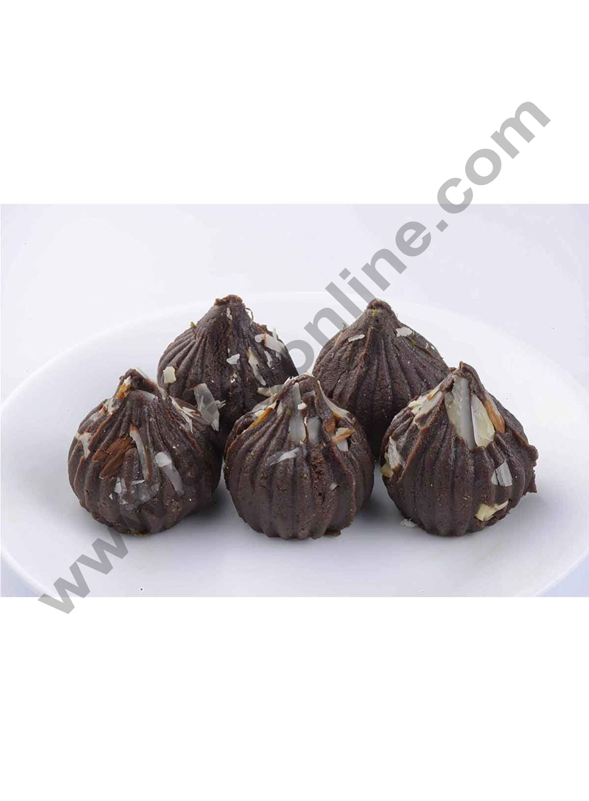 Cake Decor New Modak Shape 8 Cavity Chocolate Mould, Silicone Molds for Chocolate, Chocolate Silicone Moulds, Silicon Brown Chocolate Moulds for Ganesh Chaturti Festivals