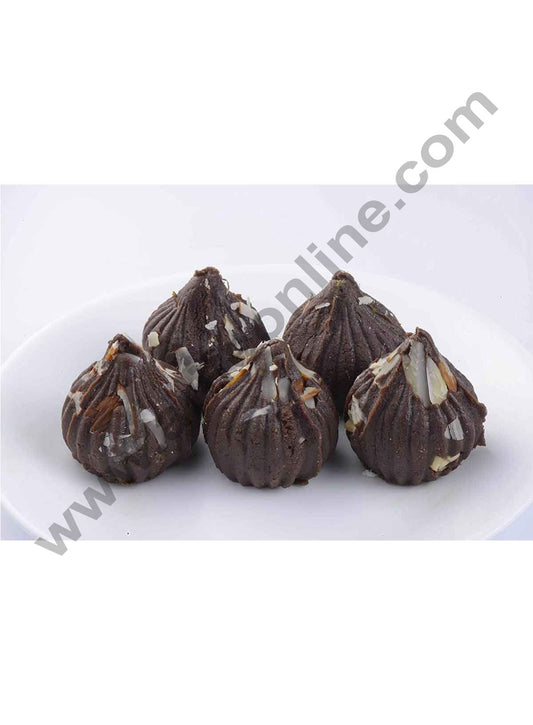 Cake Decor New Modak Shape 8 Cavity Chocolate Mould, Silicone Molds for Chocolate, Chocolate Silicone Moulds, Silicon Brown Chocolate Moulds for Ganesh Chaturti Festivals