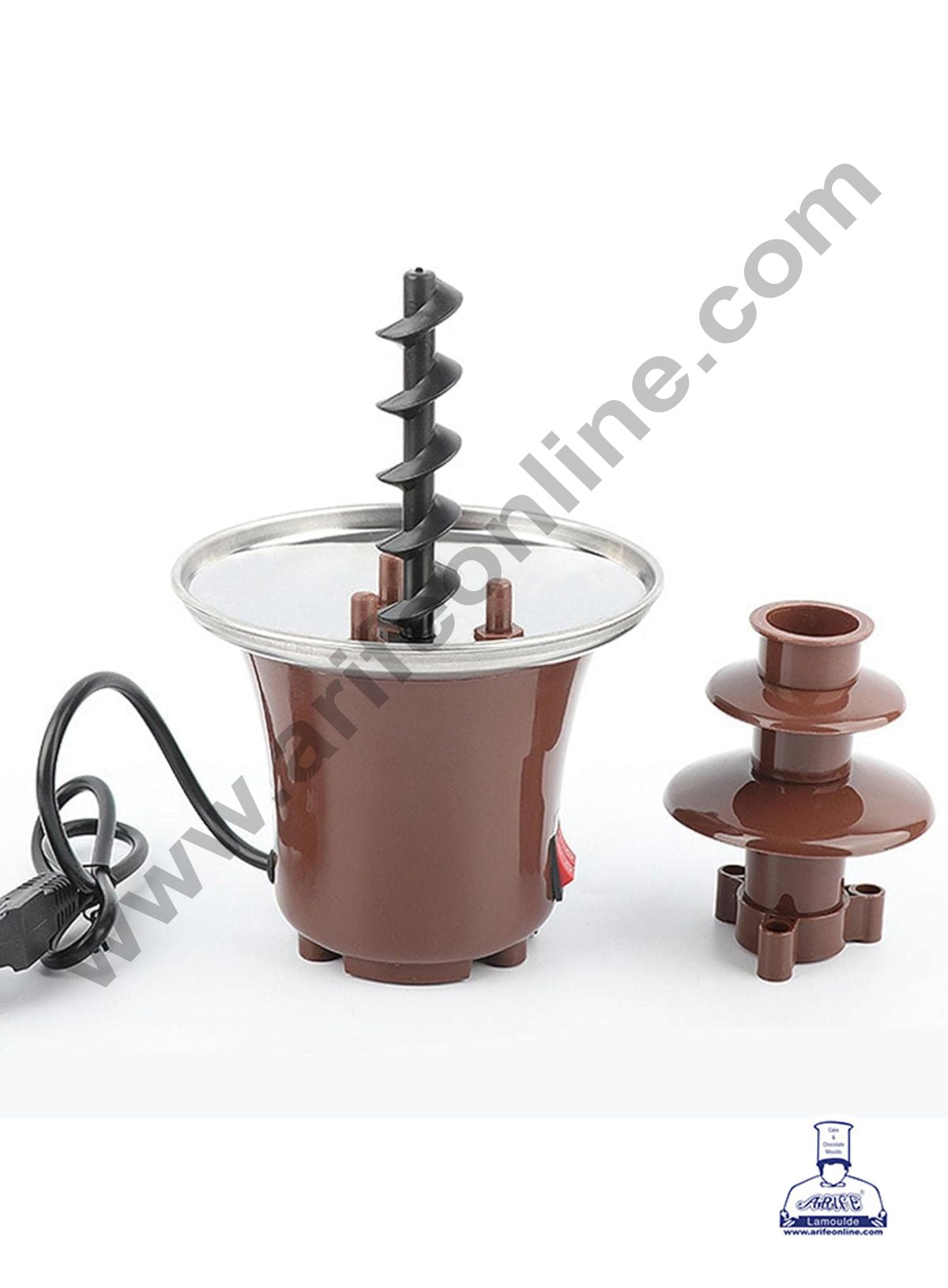 Mini 3 Tier Chocolate Fountain - Stainless Steel Machine - Fountain for Parties (MOQ 6 PCS)