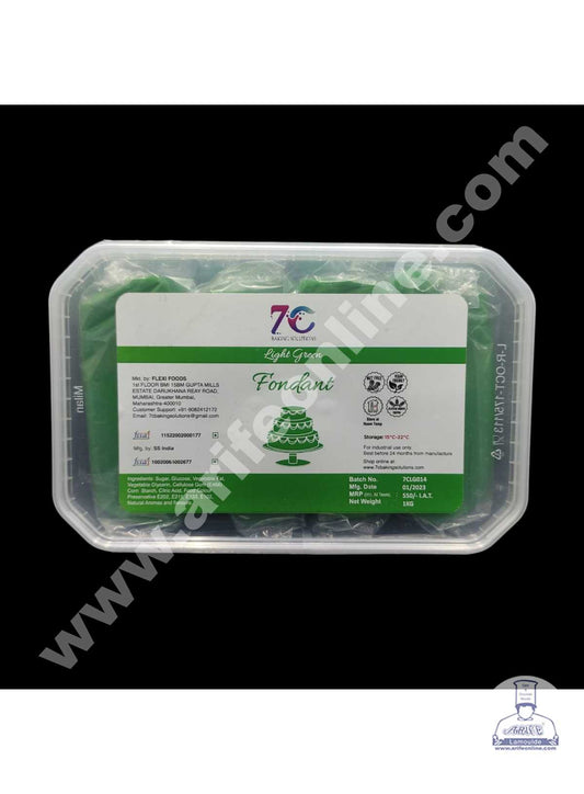 7C Fondant - Light Green (1 KG)