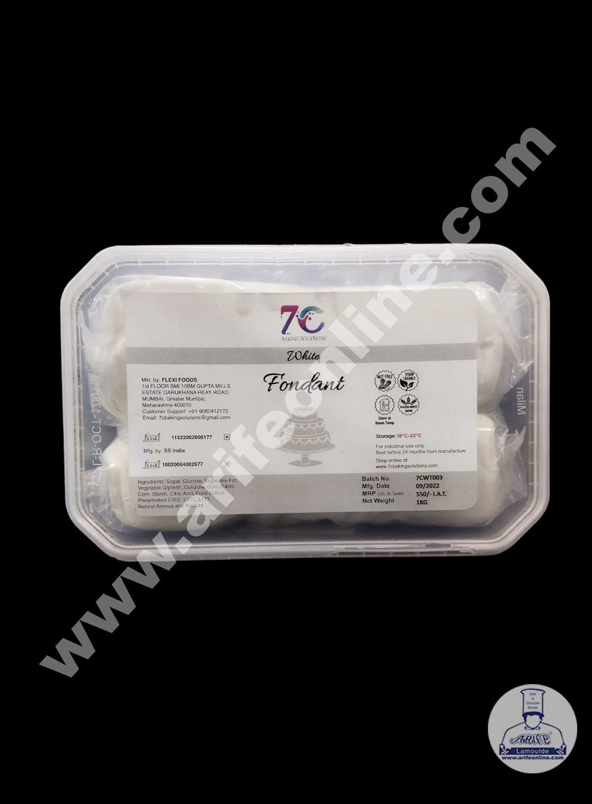 7C Fondant - White (1 KG)