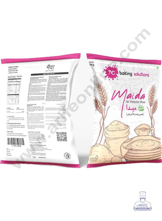 7C Maida All Purpose Flour [1 Kg Pack] {25Kg Per Bag} (MOQ 1 Bag) (MI)