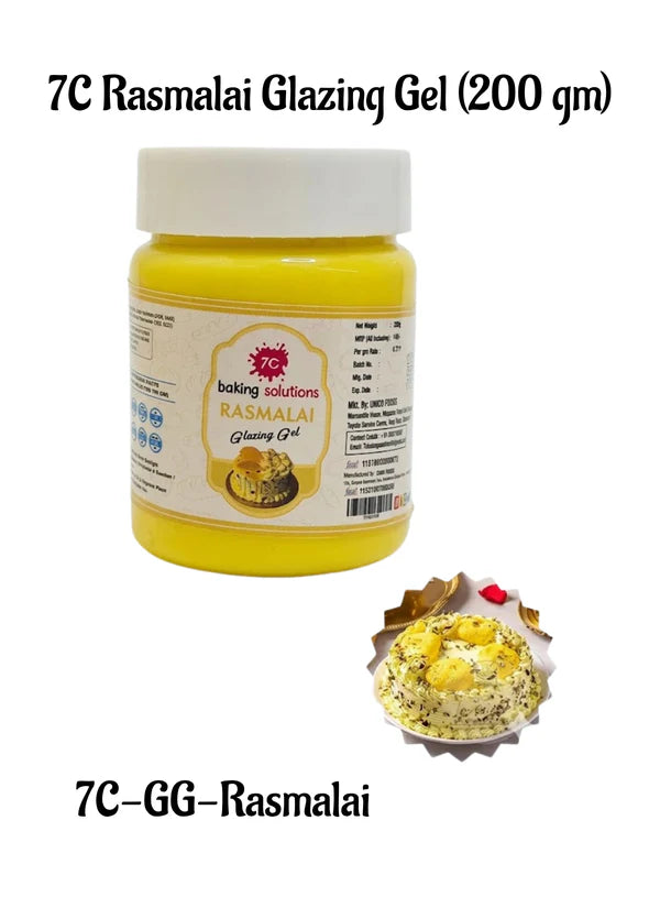 7C Rasmalai Glazing Gel (200 gm)(7C-GG-Rasmalai) (MOQ 8 PCS) (FD)