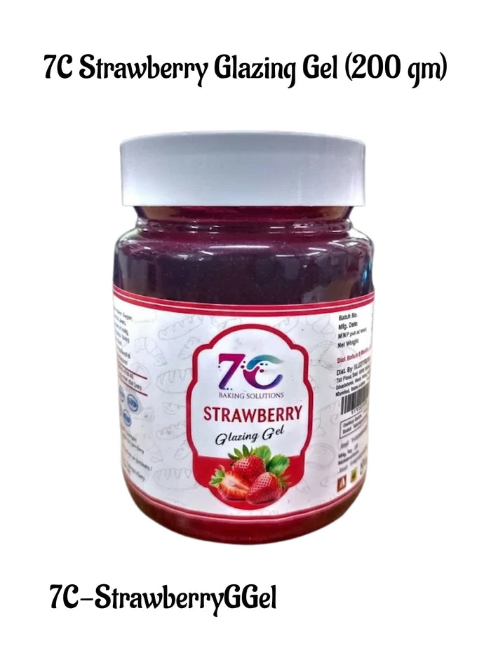 7C Strawberry Glazing Gel (200 gm)(7C-StrawberryGGel) (MOQ 8 PCS) (FD)