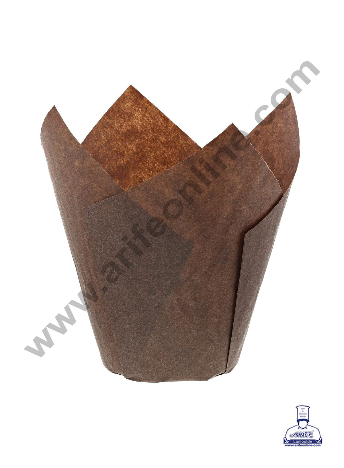 Novacart Bake & Serve Paper Baking Mould - Tulip Cup Shaped Muffin Mould 230 Pcs ( SB-G9F-Tulip )  (MOQ 500 PCS)