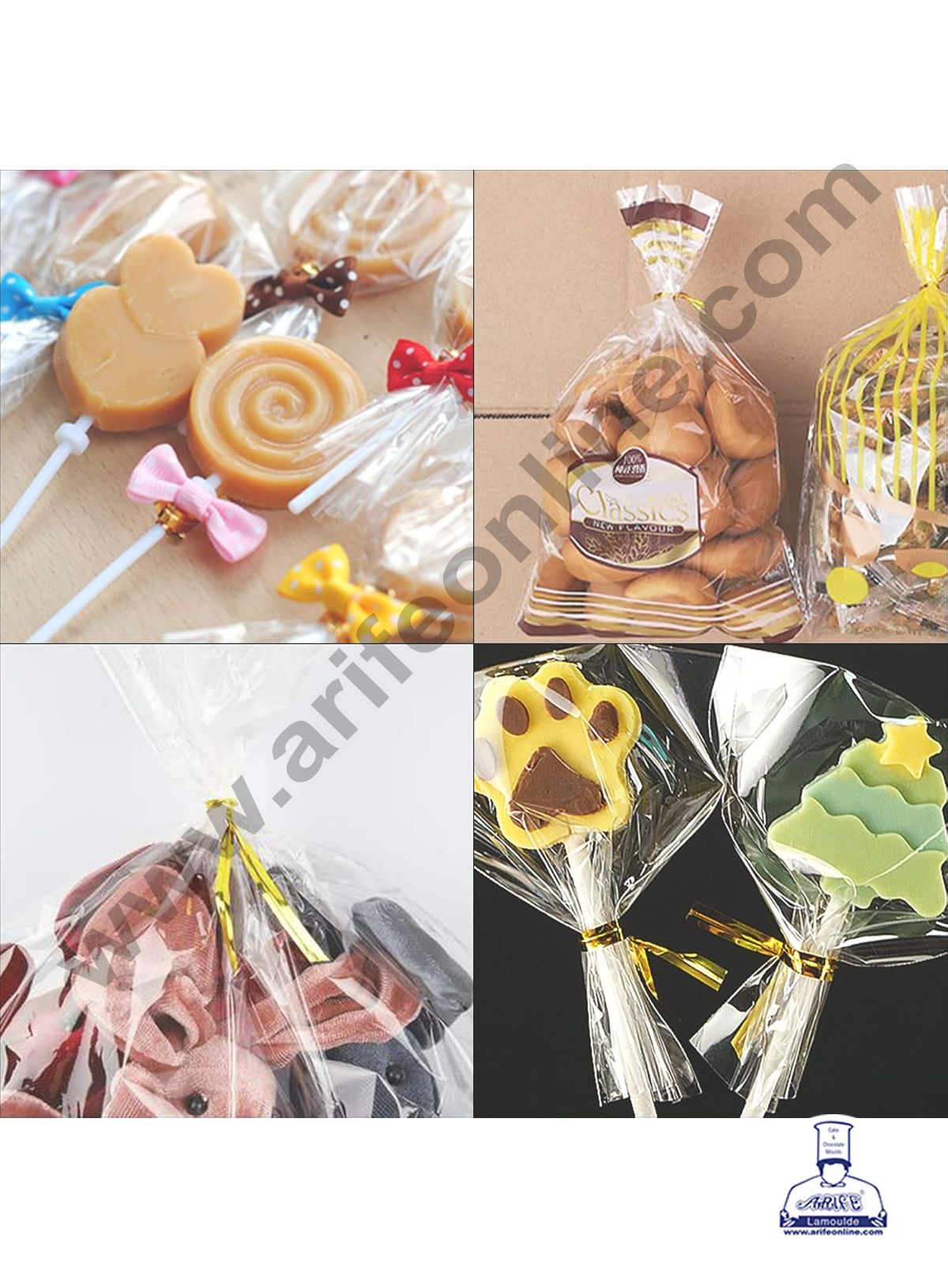 Metallic Twist Ties -Metallic Gold (MOQ 50 PCS)  (L)