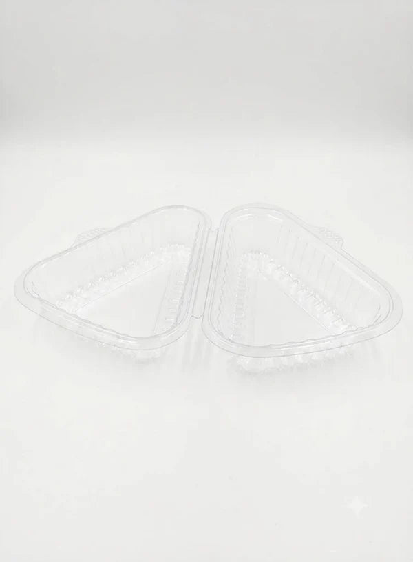 Pastry PVC Container With Attached Lid | Mini Dessert Package