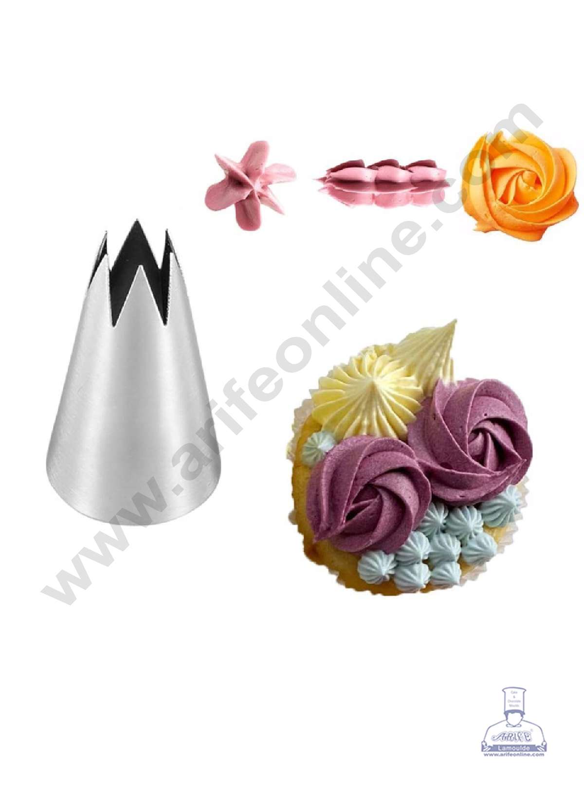 8Pcs Stainless Steel Nozzle Set  (MOQ 12 PCS) (MD)