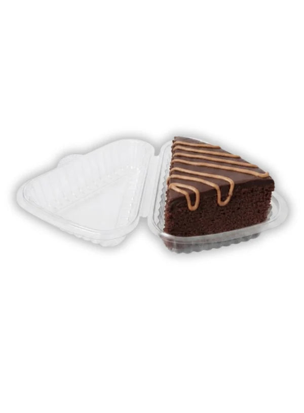 Pastry PVC Container With Attached Lid | Mini Dessert Package
