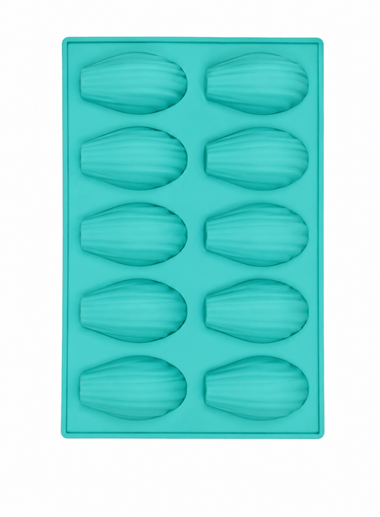 Silicon 12 Cavity Madeleine Shape Muffin Cupcake Mould (MOQ 12 PCS) (MD)