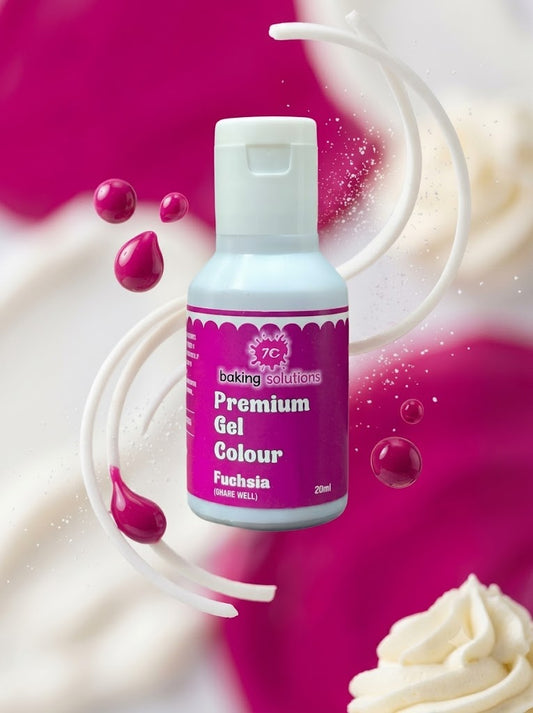 7C Edible Premium Gel Color Food Colouring for Icing, Cakes Decor, Baking, Fondant Colours - Fuschia   (MOQ 12 PCS)  (RA.24)