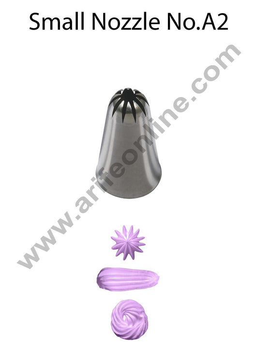 Cake Decor Small Nozzle - No. A2 Closed Star Piping Nozzle