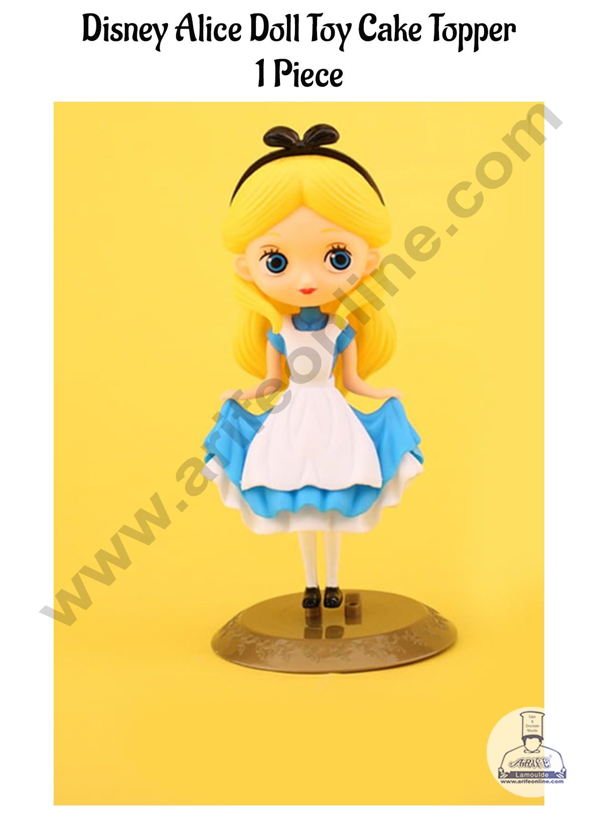 Disney Alice Doll Toy Cake Topper - 1 piece  (SB-T-SL-0518)  SBT-SL0366 (MOQ 12 PCS) (IE)