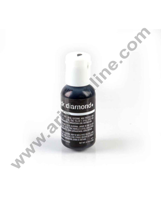 Chefmaster Liqua-Gel Black Diamond.70 oz Food Color (20g) (MOQ 12 PCS)