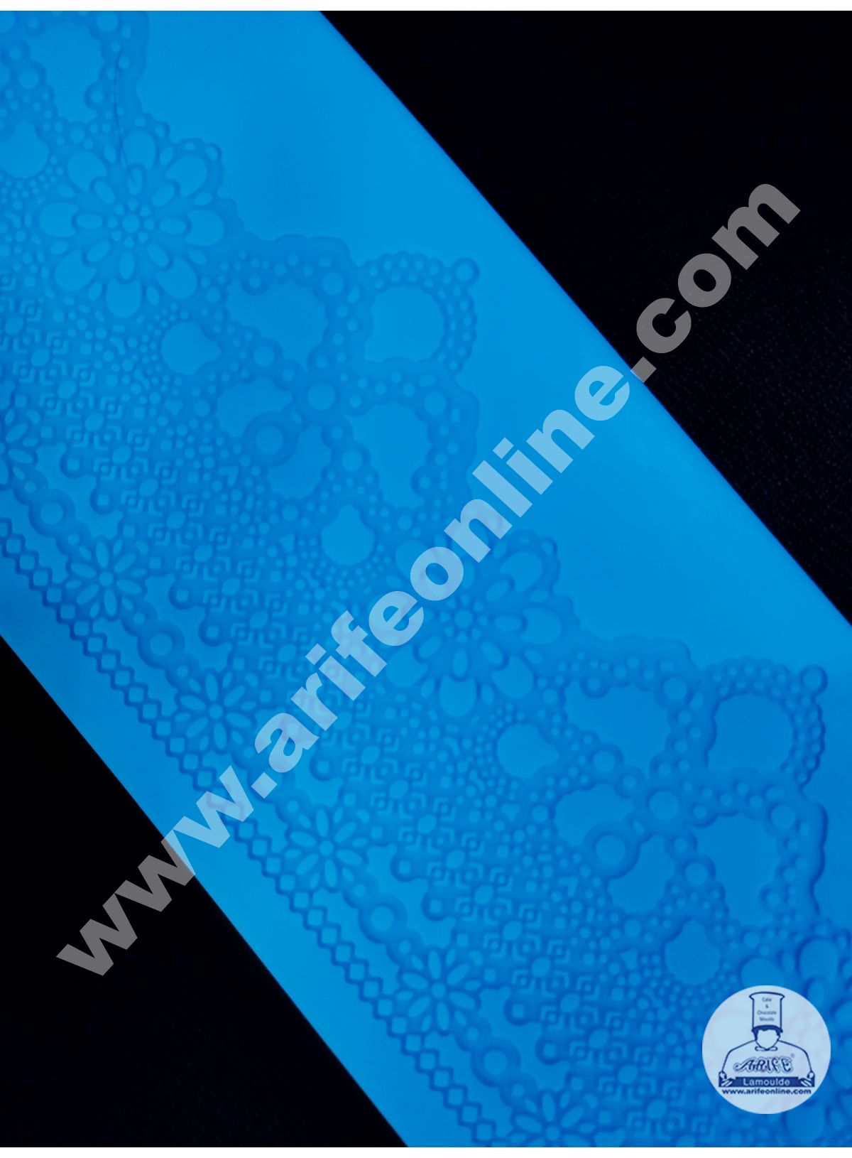 Cake Decor Silicone Cake Border Lace Mould Fondant Cake Decorative Silicone Lace Mat Cake Baking Mat (SBLM-SM-2386)