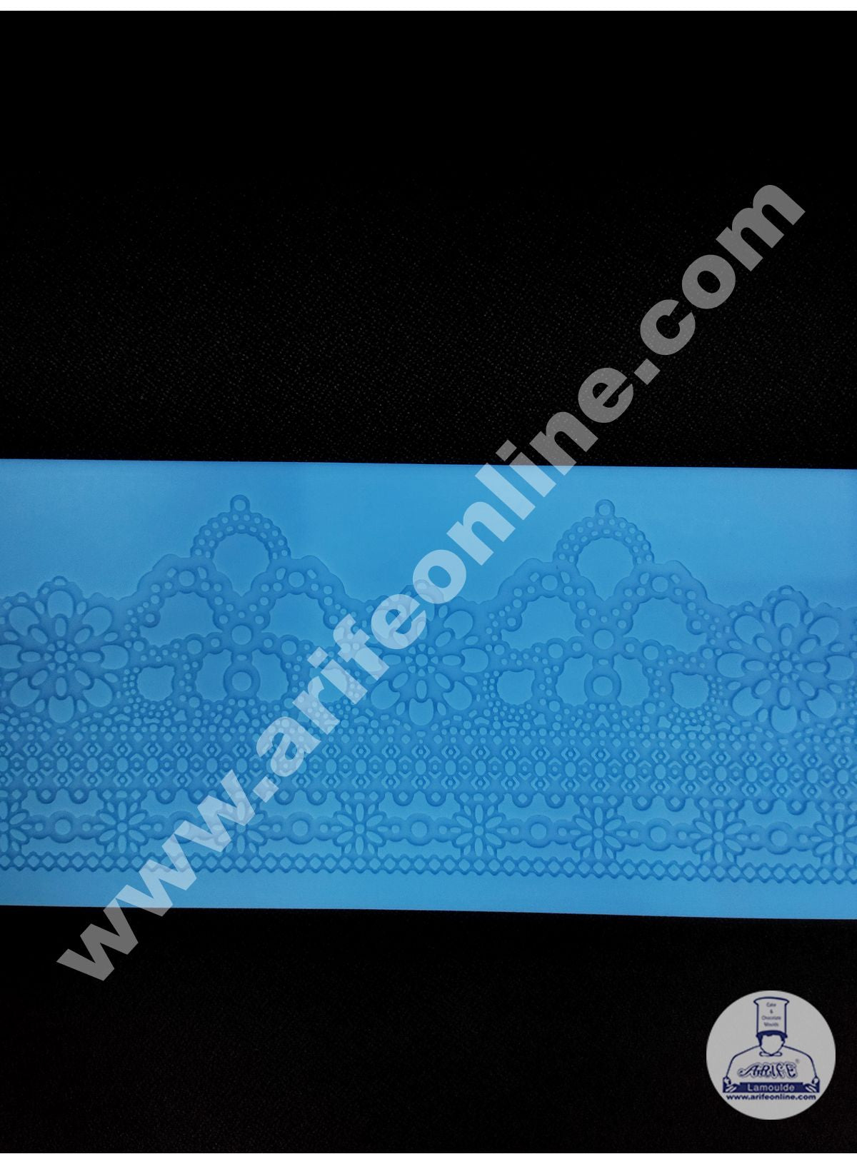 Cake Decor Silicone Cake Border Lace Mould Fondant Cake Decorative Silicone Lace Mat Cake Baking Mat (SBLM-SM-2386)