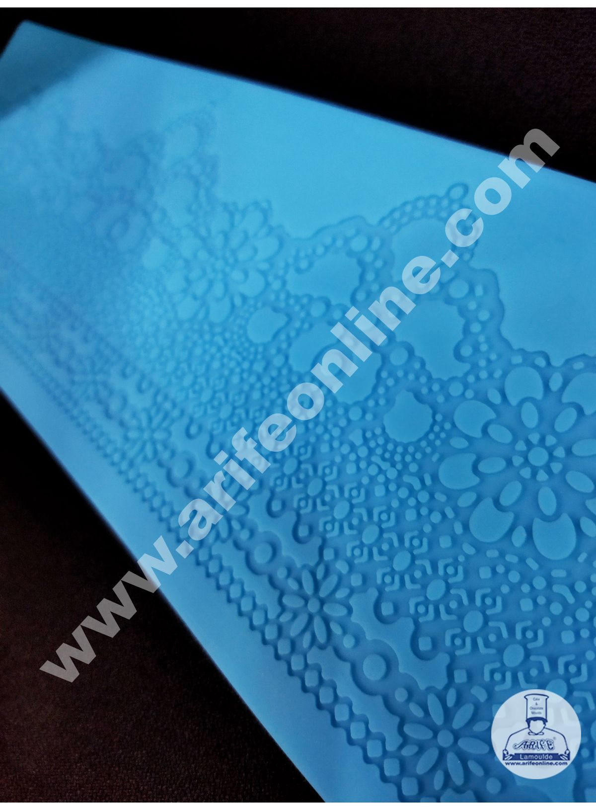 Cake Decor Silicone Cake Border Lace Mould Fondant Cake Decorative Silicone Lace Mat Cake Baking Mat (SBLM-SM-2386)