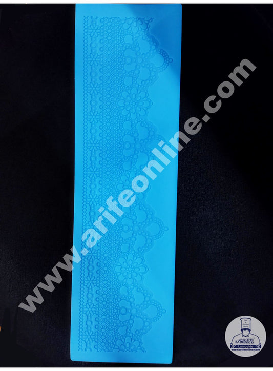 Cake Decor Silicone Cake Border Lace Mould Fondant Cake Decorative Silicone Lace Mat Cake Baking Mat (SBLM-SM-2386)