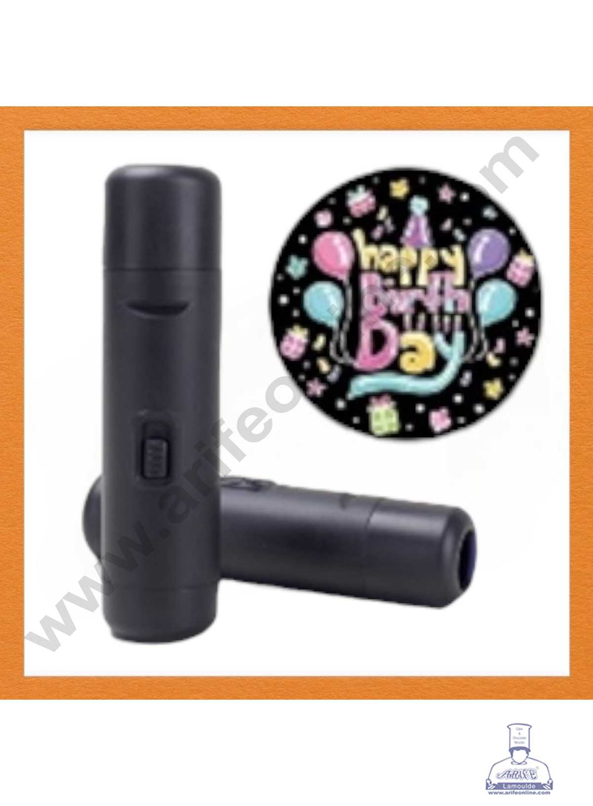 CAKE DECOR™ 1 Pc Happy Birthday Projection Torch (SB-T-CJ006)