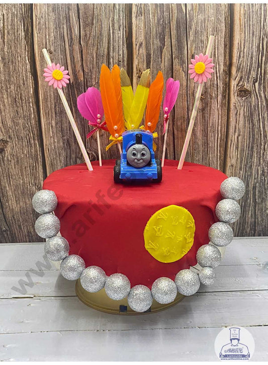 CAKE DECOR™ 1 Pieces Blue Thomas & Friends Engine Toys Cake Toppers (SB-T-CJ015-Blue)