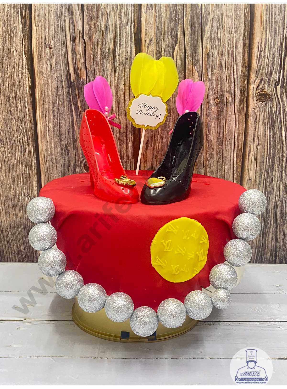 CAKE DECOR™ 1 Pieces High Heels Shoe Toys Cake Toppers (SB-T-CJ012-Shoe)