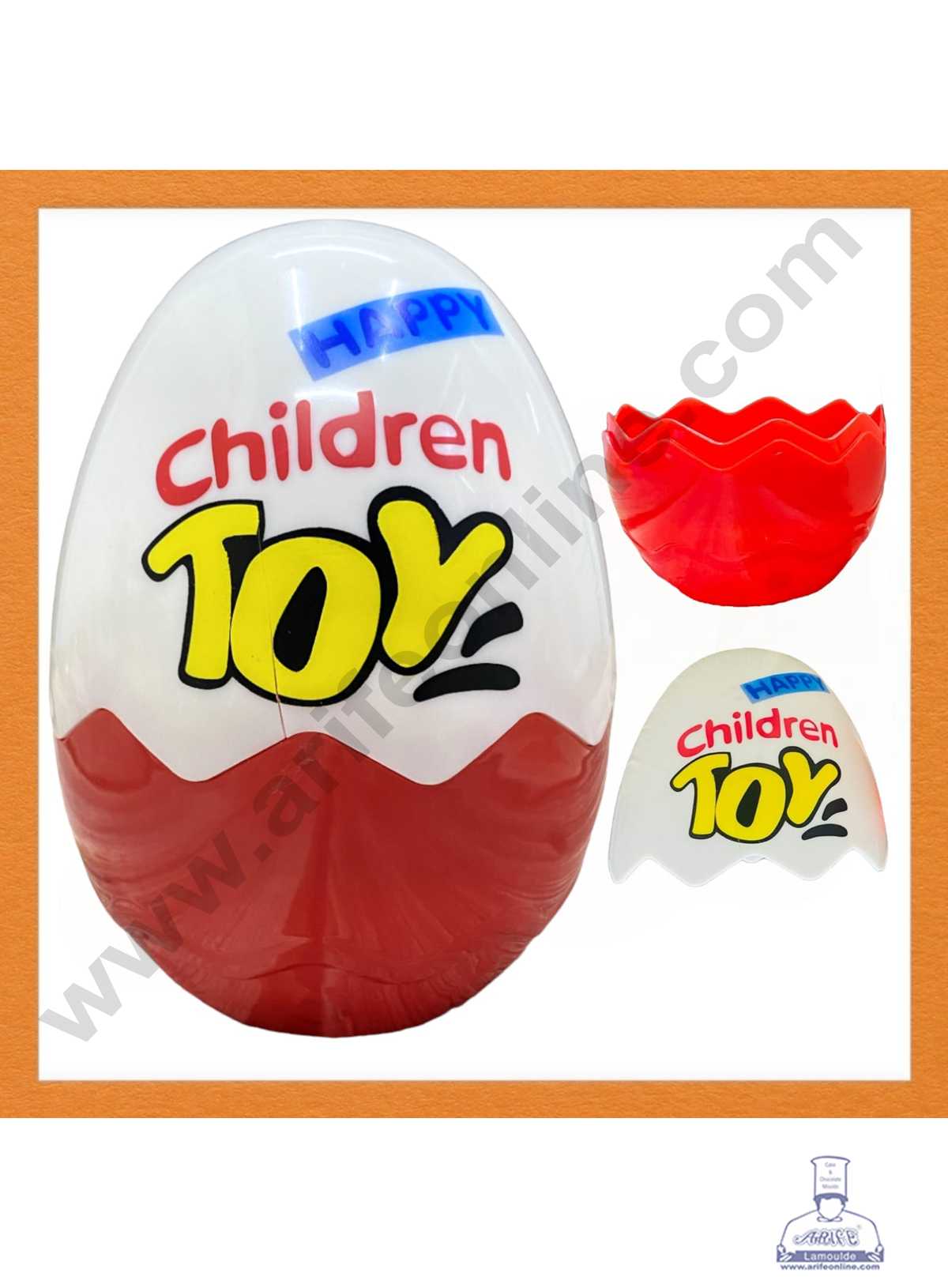 CAKE DECOR™ 1 Pieces Kinder Joy Shell Toys Cake Toppers (SB-T-CJ12510)