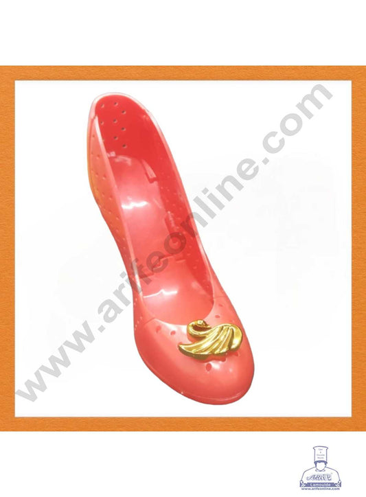 CAKE DECOR™ 1 Pieces Red High Heels Shoe Topper With Light Toys Cake Toppers (SB-T-CJ012-Shoe-Red)