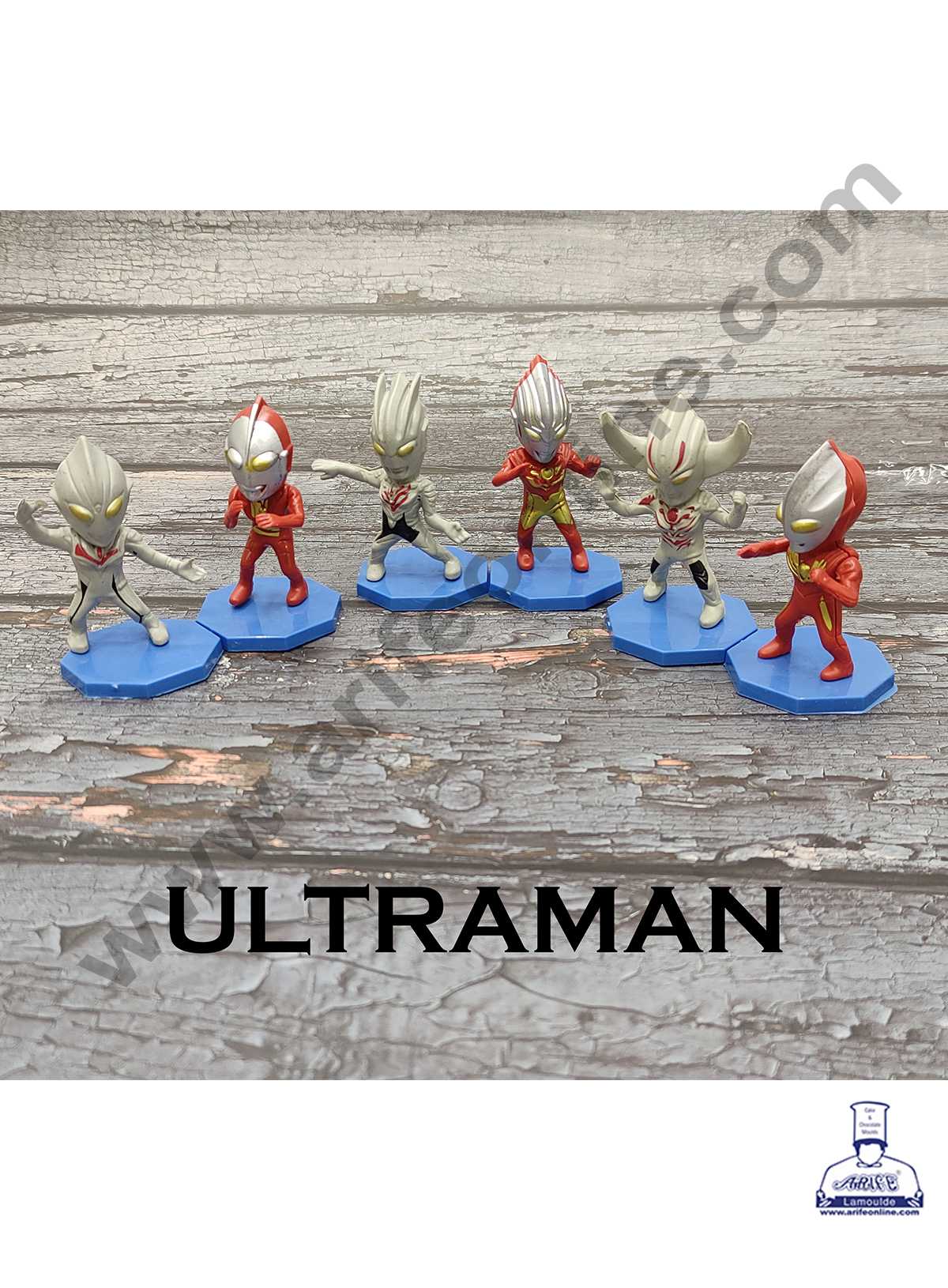 CAKE DECOR™ 6 Pieces Ultraman Toys for Cake Toppers SBTO-032