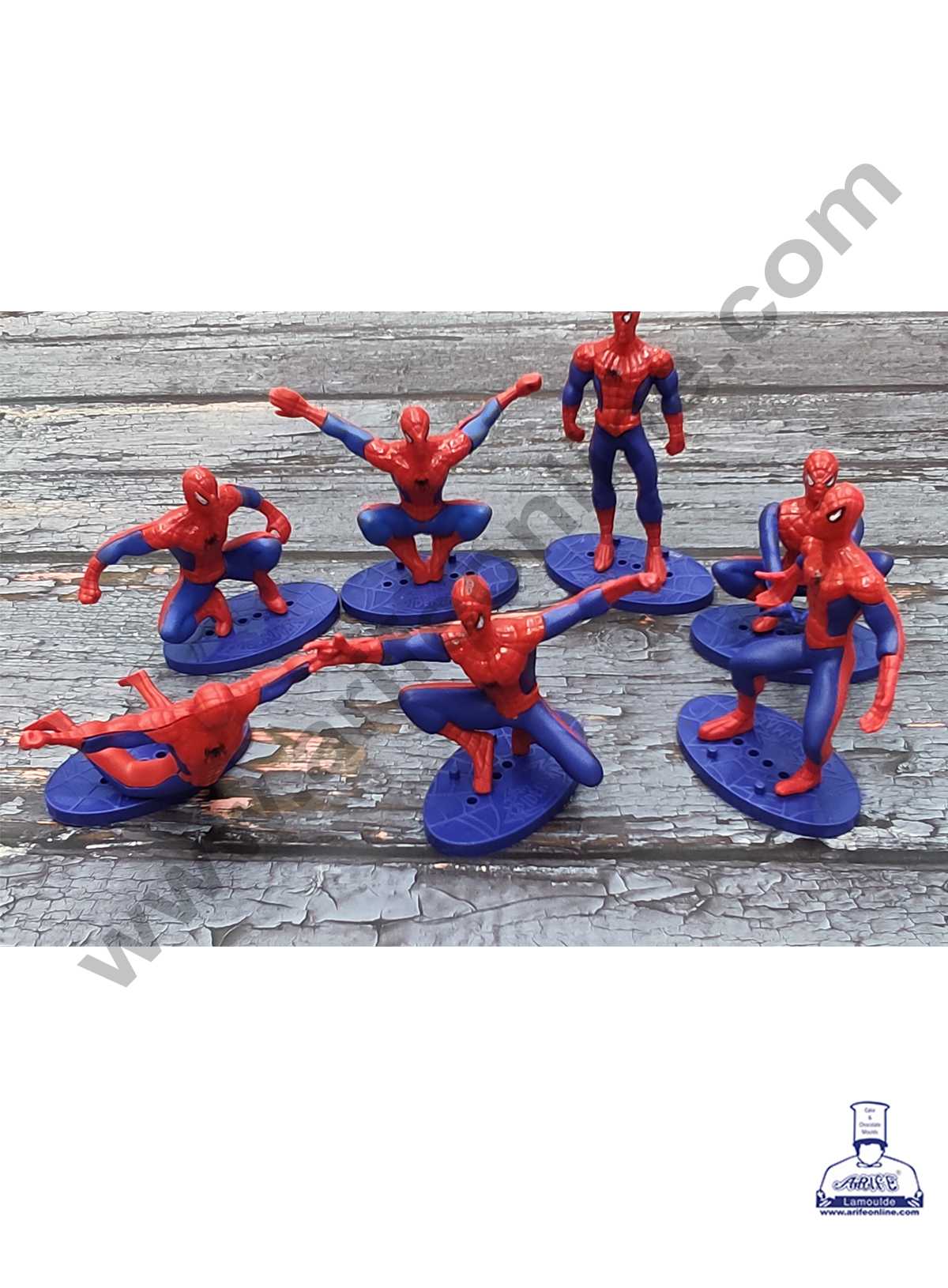 CAKE DECOR™ 7 Pieces Spider-Man Toys EQ for Cake Toppers SBTO-035-EQ