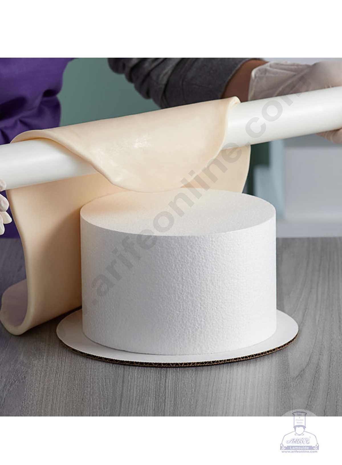1 pc 6 Inch Round Cake Dummy - Dia 6" x H 4" (MOQ 12 PCS)