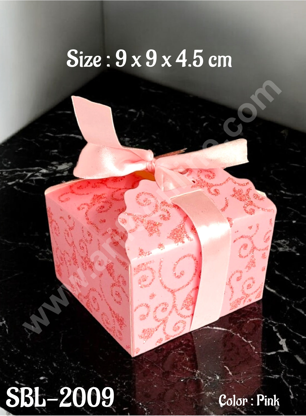 Goodie Bag For Hampers | Chocolate Box Hamper Box 10 Pcs Pack - Pink SBL-2009-P (MOQ 10 PACK)