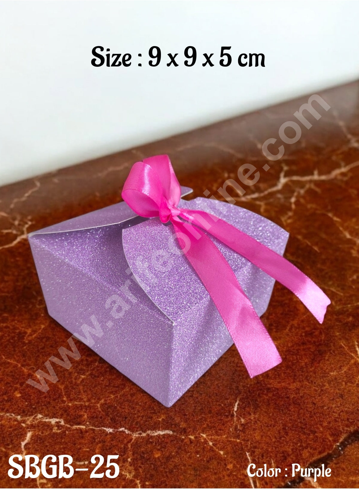 Goodie Bag For Hampers | Chocolate Box Hamper Box 10 Pcs Pack - Purple SBGB-25-Pr (MOQ 10 PACK)