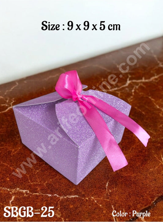 Goodie Bag For Hampers | Chocolate Box Hamper Box 10 Pcs Pack - Purple SBGB-25-Pr (MOQ 10 PACK)