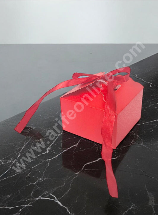 Goodie Bag For Hampers | Chocolate Box Hamper Box 10 Pcs Pack - Red SBGB-08-R (MOQ 10 PACK)